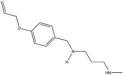 N-[4-(allyloxy)benzyl]-N-[3-(methylamino)propyl]amine Struktur