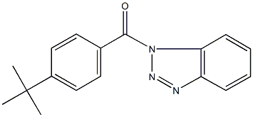 1-(4-tert-butylbenzoyl)-1H-1,2,3-benzotriazole Struktur