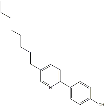 4-(5-octylpyridin-2-yl)phenol Struktur