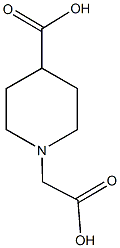 1-(carboxymethyl)-4-piperidinecarboxylic acid Struktur