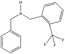 N-benzyl-N-[2-(trifluoromethyl)benzyl]amine Struktur