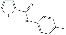 N-(4-iodophenyl)thiophene-2-carboxamide Struktur