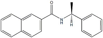 N-(1-phenylethyl)-2-naphthamide Struktur