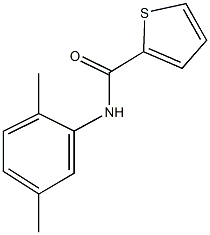 N-(2,5-dimethylphenyl)thiophene-2-carboxamide Struktur