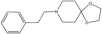 8-(2-phenylethyl)-1,4-dioxa-8-azaspiro[4.5]decane Struktur