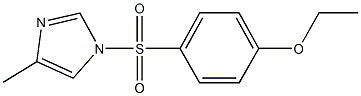 1-[(4-ethoxyphenyl)sulfonyl]-4-methyl-1H-imidazole Struktur