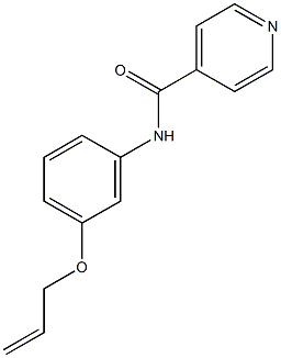 N-[3-(allyloxy)phenyl]isonicotinamide Struktur