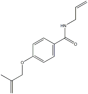 N-allyl-4-[(2-methyl-2-propenyl)oxy]benzamide Struktur