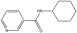 N-cyclohexylnicotinamide Struktur