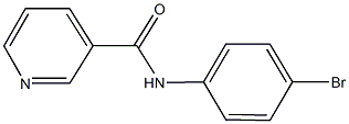 N-(4-bromophenyl)nicotinamide Struktur