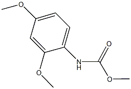 methyl 2,4-dimethoxyphenylcarbamate Struktur