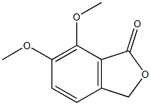 6,7-dimethoxy-2-benzofuran-1(3H)-one Struktur