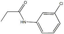 N-(3-chlorophenyl)propanamide Struktur