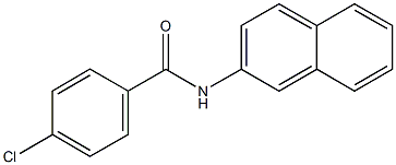 4-chloro-N-(2-naphthyl)benzamide Struktur