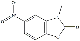 5-nitro-3-methyl-1,3-benzoxazol-2(3H)-one Struktur