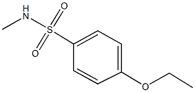 4-ethoxy-N-methylbenzenesulfonamide Struktur