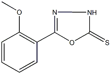 5-[2-(methyloxy)phenyl]-1,3,4-oxadiazole-2(3H)-thione Struktur