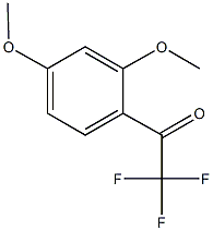 1-(2,4-dimethoxyphenyl)-2,2,2-trifluoroethanone Struktur