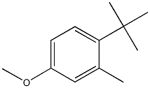 4-tert-butyl-3-methylphenyl methyl ether Struktur