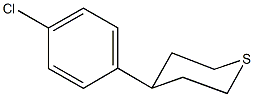 4-(4-chlorophenyl)tetrahydro-2H-thiopyran Struktur