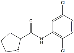 N-(2,5-dichlorophenyl)tetrahydro-2-furancarboxamide Struktur