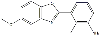 3-(5-methoxy-1,3-benzoxazol-2-yl)-2-methylaniline Struktur