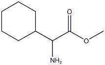 methyl amino(cyclohexyl)acetate Struktur