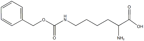 N~6~-[(benzyloxy)carbonyl]lysine Struktur