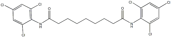 N~1~,N~9~-bis(2,4,6-trichlorophenyl)nonanediamide Struktur