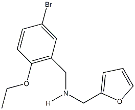 N-(5-bromo-2-ethoxybenzyl)-N-(2-furylmethyl)amine Struktur