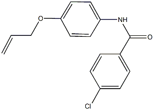 N-[4-(allyloxy)phenyl]-4-chlorobenzamide Struktur