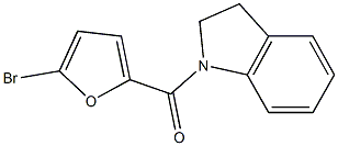 1-(5-bromo-2-furoyl)indoline Struktur