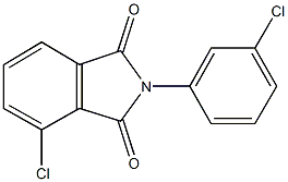 4-chloro-2-(3-chlorophenyl)-1H-isoindole-1,3(2H)-dione Struktur