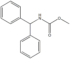 methyl benzhydrylcarbamate Struktur