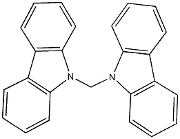 9-(9H-carbazol-9-ylmethyl)-9H-carbazole Struktur