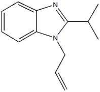 1-allyl-2-isopropyl-1H-benzimidazole Struktur