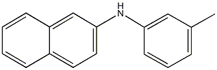 N-(3-methylphenyl)naphthalen-2-amine Struktur