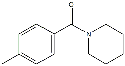 1-(4-methylbenzoyl)piperidine Struktur