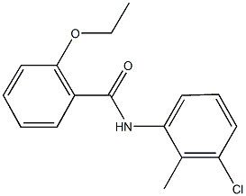 N-(3-chloro-2-methylphenyl)-2-ethoxybenzamide Struktur