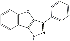 3-phenyl-1H-[1]benzofuro[3,2-c]pyrazole Struktur