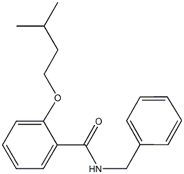 N-benzyl-2-(isopentyloxy)benzamide Struktur