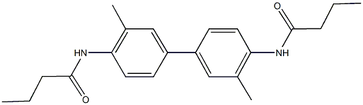 N-[4'-(butyrylamino)-3,3'-dimethyl[1,1'-biphenyl]-4-yl]butanamide Struktur