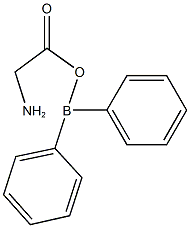 2-[(diphenylboryl)oxy]-2-oxoethylamine Struktur