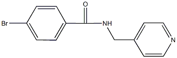 4-bromo-N-(4-pyridinylmethyl)benzamide Struktur