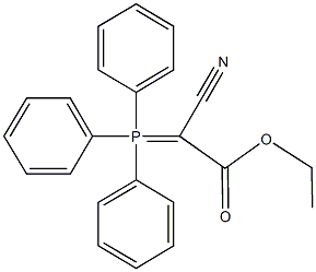 ethyl cyano(triphenylphosphoranylidene)acetate Struktur