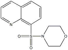 8-(4-morpholinylsulfonyl)quinoline Struktur