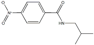 4-nitro-N-(2-methylpropyl)benzamide Struktur