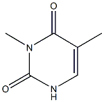 3,5-dimethylpyrimidine-2,4(1H,3H)-dione Struktur