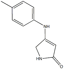 4-(4-toluidino)-1,5-dihydro-2H-pyrrol-2-one Struktur