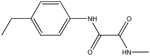 N~1~-(4-ethylphenyl)-N~2~-methylethanediamide Struktur